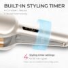 Curling Iron Hair Crimper Waver - TYMO ROVY Beach Waves Curling Wand, Ionic Deep Waver Hair Curler Tool with Ceramic 3 Barrel for Women, Dual Voltage, Anti-Scald, Easy to Use, Elegant Gold, 1.25 Inch