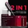 71wIL2TAdWL._SL1500_.jpg Hair Straightener Brush, TYMO Ring Hair Straightener Comb Straightening Brush for Women with 5 Temps 20s Fast Heating & Dual Voltage, Black