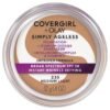 COVERGIRL Simply Ageless Instant Wrinkle Defying Foundation, SPF 28, Hyaluronic Complex & Vitamin C - 235 Medium Light, Pack of 1