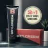 Brylcreem 3-in-1 Original High Shine Men's Hair Cream for Styling, Strengthening, and Conditioning, Alcohol-Free, 5.5 Ounce
