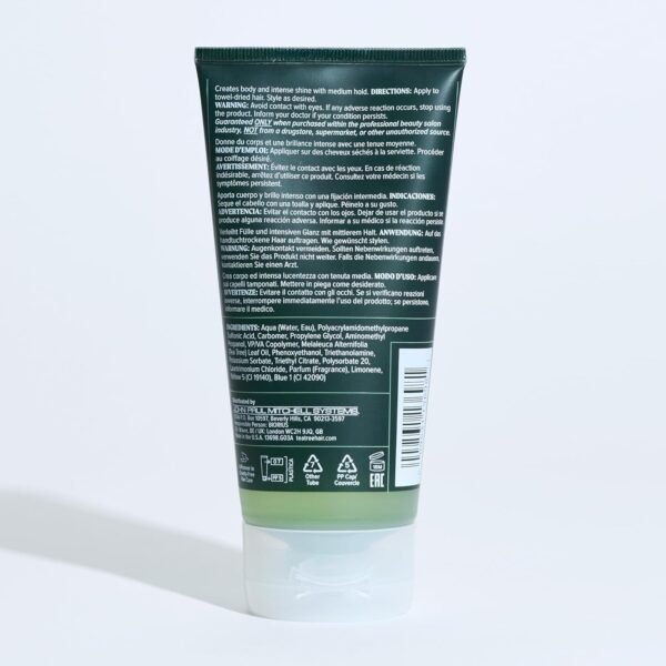 Tea Tree Styling Gel, Medium Hold, High-Shine Finish, For All Hair Types