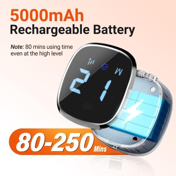 Comfytemp 5000mAh Portable Red Light Therapy Belt for Body, FSA HSA Eligible Near Infrared Light Therapy Wrap, 13W Flexible Light Wrap for Waist Belly Lower Back Joint Muscle Pain Relief, 50''x7''