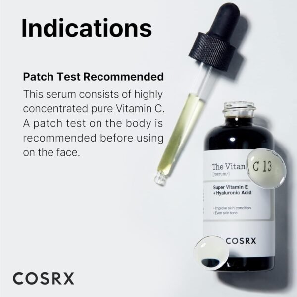 71wqxyHCmXL._SL1500_.jpg COSRX Pure Vitamin C 13% Serum with Vitamin E & Hyaluronic Acid, Hydrating Facial Serum for Fine Lines, Uneven Skin Tone & Dull Skin, 0.67fl.oz/20ml, Korean Skin Care
