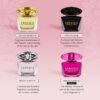 71xArT-Jm1L._SL1500_.jpg Versace Perfume for Women Set of 4 Mini, Bright Crystal, Yellow Diamond, Crystal Noir, Bright Crystal Absolu, Perfume for Women Fragrance Sampler Set Designer Womens Samples (4 Count, 0.17 oz)