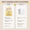 71xE02yr-0L._SL1500_.jpg EJW Nourishing Lip Scrub - Infused with Coconut Oil, Olive Fruit Oil, and Jojoba Seed Oil, 1.05oz - Exfoliate, Hydrate, and Glow for Chapped Dry, Dark Lips