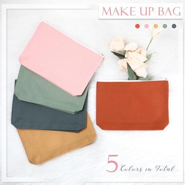 71xH70zkNQL._AC_SL1500_.jpg Reginary 10 Pcs Canvas Makeup Bags Bulk for Women Blank DIY Craft Pencil Pouch Multicolor Cosmetics Bag Travel Toiletry Pouch Gift for Mental Health Nurse Mother Teacher(Boho Color)