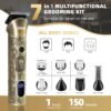 Ufree Beard Trimmer for Men, Electric Razor Shavers, Cordless Hair Clippers, Shaving Kit for Mustache, Body, Nose, Ear and Face,7 in 1 Beard Grooming Kit, Birthday Gifts for Men Father Dad