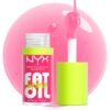 NYX PROFESSIONAL MAKEUP Fat Oil Lip Drip, Moisturizing Lip Oil Gloss, Vegan Tinted Formula, Up to 12 HR Hydration - Missed Call (Sheer Pink)