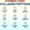 71xhsXahKML._AC_SL1500_.jpg Terranics Multi Collagen Peptides Powder, Type I II III V X Hydrolyzed Collagen for Women+Men, Collagen Supplements for Skin Nail Hair, Fast Dissolve, Unflavored Colageno, No Sugar, Keto, 16oz