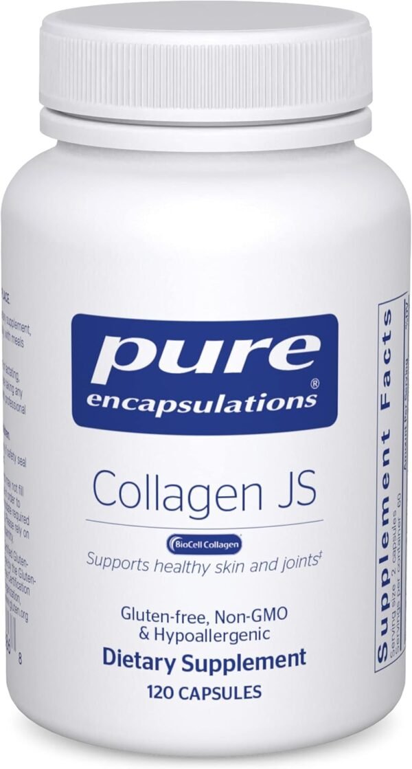 71xr45NyL._AC_SL1500_.jpg Pure Encapsulations Collagen JS - Skin & Joint Health* - 1,000 mg Hydrolyzed Biocell Collagen - Gluten Free & Non-GMO - 120 Capsules