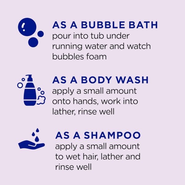 Dr Teal's Kids 3-in-1 Sleep Bath: Bubble Bath, Body Wash & Shampoo with Melatonin & Essential Oil, 20 fl oz (Pack of 3)