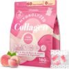 71yA9gjo9kL._AC_SL1500_.jpg Collagen Gummies for Women, Hydrolyzed Collagen Peptides Type I, II, III, V, X, 0 Sugar, Collagen Gummies for Skin, Wrinkles, Hair, Nails, Digestive, Immune Health, 180 Collagen for Women Gummies