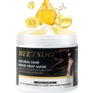 Hair Treatment Deep Repair Conditioning Argan Oil Collagen Hair Mask Essence, Self-Heating Hair Mask for Dry Damaged Hair All Hair Types – 16.9oz (500g)