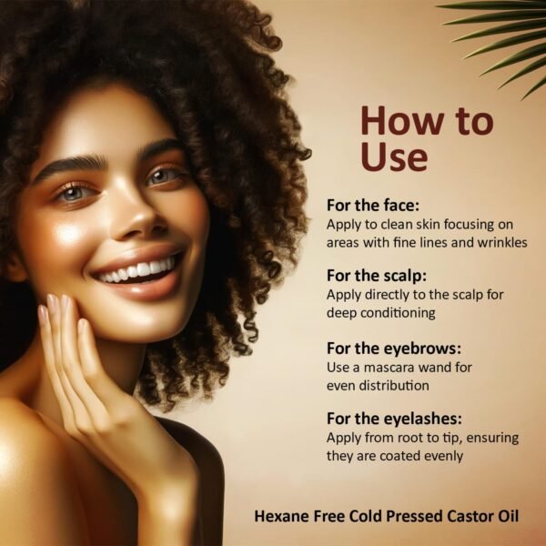 71ysXrDTpQL._SL1500_.jpg Pure Cold Pressed Hexane-Free Castor Oil - Glass Bottle for Hair Growth, Face, Scalp, Skin & Eyelashes - Nourishing & Moisturizing - 4 fl oz