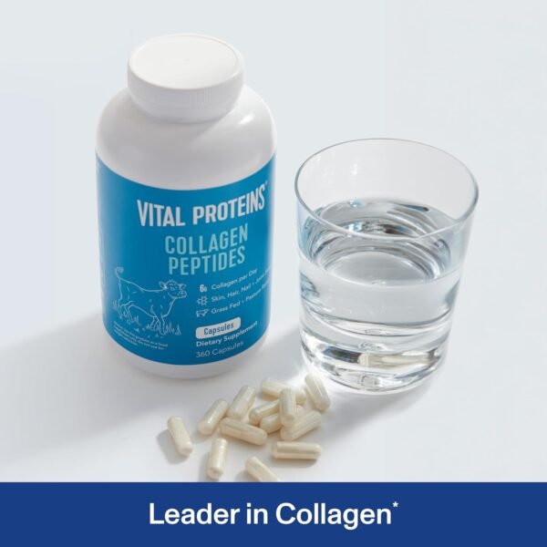 71z1jBt-TkL._AC_SL1500_.jpg Vital Proteins Collagen Peptides Capsules for Women, Collagen Supplement 360 Capsules