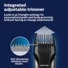 Philips Norelco Bodygroom 7000 Series, Showerproof Groin and Body Trimmer for Men, Precise Body Grooming, Adjustable Comb, Safe Even Below The Belt, 80 Min. Runtime, Model BG7030/49