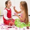 Heaning Kids Washable Makeup Girls Toys - Real Makeup Kit Kid Make up Set for Toddlers Children Princess Dress Up Christmas Birthday Gifts Toys for 3 4 5 6 7 8 9 10 11 12 Year Old Girls