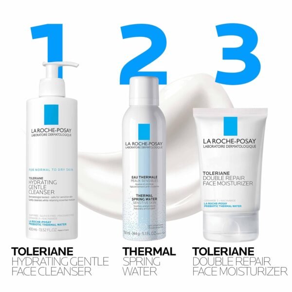 La Roche Posay Toleriane Double Repair Face Moisturizer, Daily Moisturizer Face Cream with Ceramide and Niacinamide for All Skin Types, Oil Free, Fragrance Free
