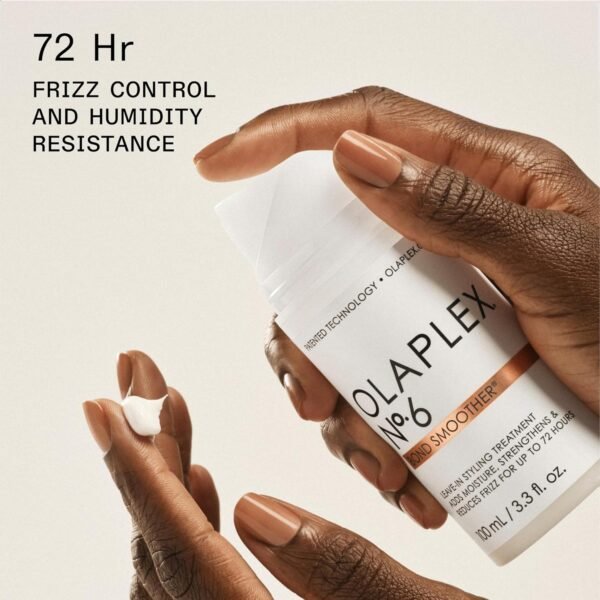 81PiYVkqL._SL1500_.jpg Olaplex No. 6 Bond Smoother, Leave-In Styling Hair Cream Treatment, Smooths, Conditions, & Strengthens, Frizz Control for Up to 72 Hours, For All Hair Types, 3.3 fl oz