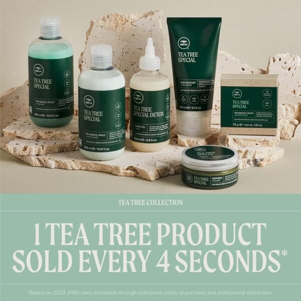 Tea Tree Styling Gel, Medium Hold, High-Shine Finish, For All Hair Types
