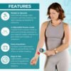 81-JFjgU5QL._AC_SL1500_.jpg Norelie RedRevive Cold Laser Therapy Device - Portable Infrared and Red Light Therapy Wand for Relief of Joints, Muscle and Body Pain, Dual Wavelength Technology with 4 Intensity Levels