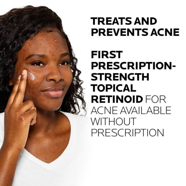 81-g2jWHrDL._SL1500_.jpg La Roche-Posay Effaclar Adapalene Gel 0.1% Acne Treatment, Retinoid Cream, Acne Medication Gel For Blackheads & Whiteheads, Oil Free, Helps Clear And Prevent Blemishes & Clogged Pores