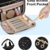8100MRuJL._AC_SL1500_.jpg BAGSMART Toiletry Bag Hanging Travel Makeup Organizer with TSA Approved Transparent Cosmetic Bag Makeup Bag for Full Sized Toiletries, Large-Blck