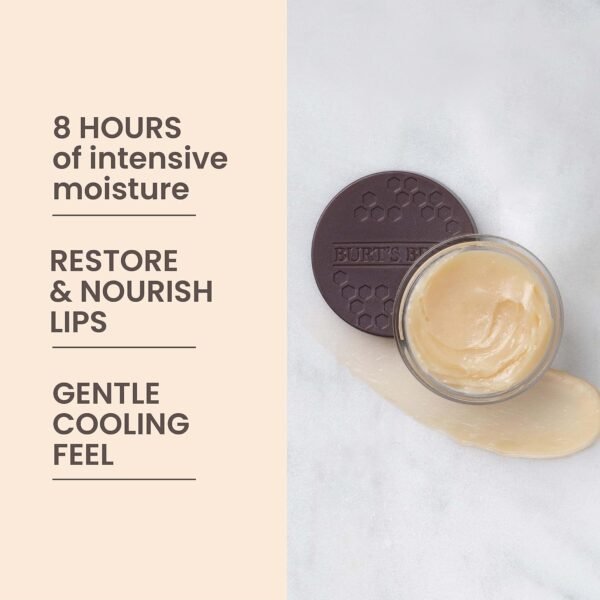 810BVPW-lRL._SL1500_.jpg Burt's Bees Original Overnight Intensive Lip Treatment, Moisturizing, Restorative, Reduces Fine Lines, Vitamin E, Ceramides Oils, Natural Origin Lip Care, 0.25 Oz.