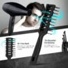 SalonSilk Hair Brush for Men, 5PCS Men Hair Brush & Styling Comb Set - Professional Barber Tools for All Hair Types, Perfect for Styling, Grooming, and Detangling