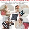 2025 Upgraded Red Light Therapy for Body, 24" x 12" Large Size Red Light Therapy Pad with Timer, 660nm&850nm Infrared Light Therapy Mat Full Body(Black)