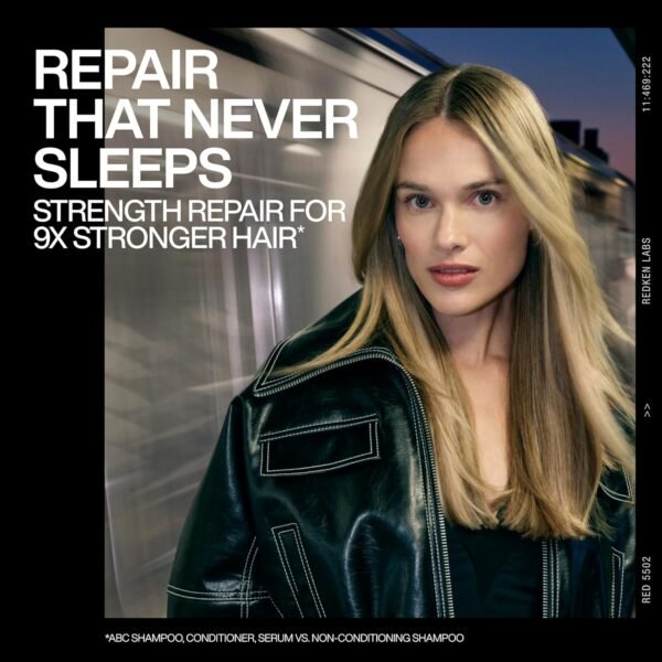 Redken Acidic Bonding Concentrate 24/7 Night & Day Serum For Damaged Hair - Nourishes & Restores, Overnight Repair & Protection