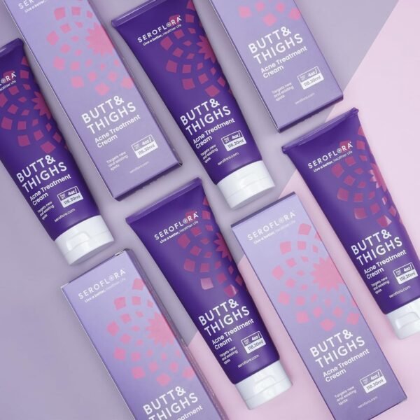811aHgL98TL._SL1500_.jpg Butt & Thighs Acne Treatment Cream - Butt Acne Clearing Cream for Pimples, Zits, Razor Bumps, Dark Spots - Acne Clearing Lotion for Buttocks & Body - Inner Thigh Blackhead Remover (4oz)