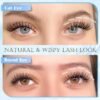811jXKUl6VL._SL1500_.jpg Natural Lash Clusters Wispy Eyelash Clusters 110 pcs Cluster Eyelash Extensions C Curvature Individual Lashes 10-16 mm Mix Length Natural Look Lashes Clusters with Thin Lash Band
