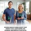 NAD 3 in 1 Booster: Nicotinamide Riboside (NR), Fisetin, Resveratrol, K2 & D3 | Supports Healthy Aging of Brain, Body, Muscle | 300mg NR | (90 Capsules)