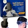 812VS1qAGqL._AC_SL1500_.jpg Self Haircut Kit for Men | 2Pcs SelfCut Guide for Men: Neckline Shaving Template & Fade Guide | Adjustable Size Hair Fade Tool & Stable Neck Line Up Tool | Hair Cut for Kids & Seniors