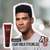 American Crew Men's Hair Gel, Light Hold Styling Product, 13.1 fl oz