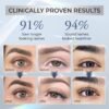 Abera Misan Eyelash Growth Serum – Natural Lash Booster with Red Ginseng, Biotin & Omega 3-6-9 – Fuller, Longer, Thicker Lashes – Safe for Sensitive Eyes (1 Box)