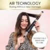 812sLWUWh6L._AC_SL1500_.jpg ELLA BELLA® 6 in 1 Professional Hot Air Styler • Powerful Hair Dryer & Straightener Set • Styling Without Heat Damage • Fast Drying Curling Volumizing Straightening • Includes Protective Travel Case