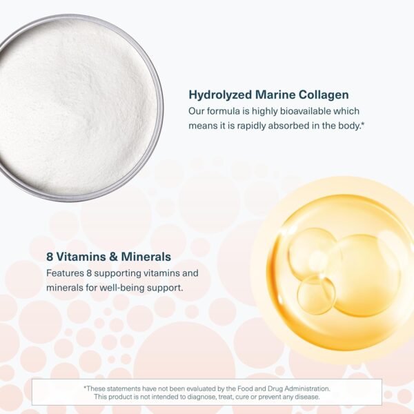 812xwmqshkL._AC_SL1500_.jpg Youtheory Marine Collagen - 2,500 mg Hydrolyzed Collagen - Supports Skin* - Fish-Sourced Collagen - with Vitamin C, A, C, E, B6, B12 & More - Highly Digestible and Absorbable - 290 Tablets