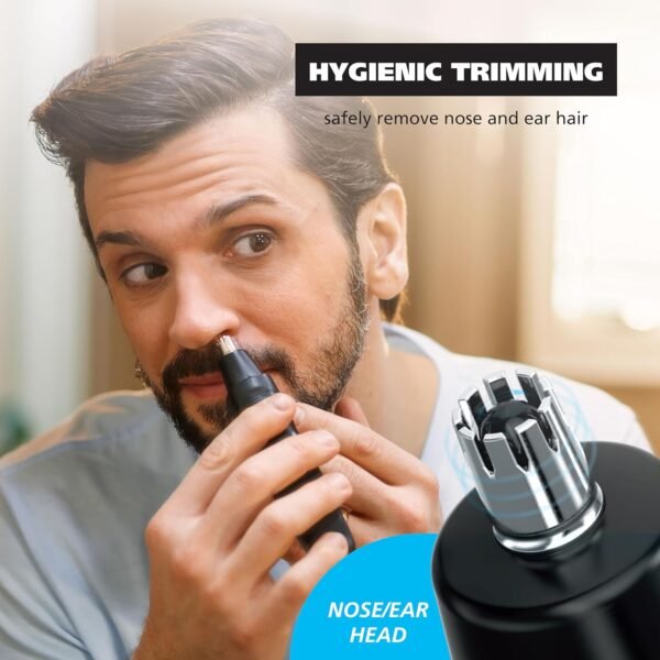 813XLUwls3L._SL1500_.jpg Wahl Pro Series® Rechargeable Eyebrow, Ear & Nose Hair Trimmer for Men – Painless DualTech® Eyebrow Trimmer & Facial Hair Removal Device – Model 3025656