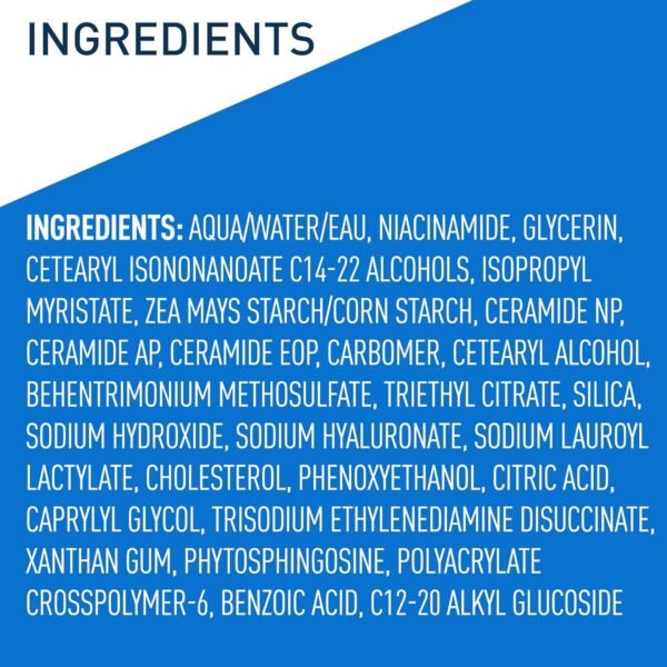 815ezheVGNL._SL1500_.jpg CeraVe Oil Control Moisturizing Gel-Cream, Face Moisturizer for Oily Skin, Niacinamide, Hyaluronic Acid & Oil Absorbing Technology To Rebalance Oily Skin, Non-Comedogenic, Fragrance Free & Oil-Free