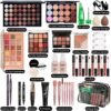 All in One Makeup Kit for Women Full Kit,Makeup Set for Women, Includes Eyeshadow Palette/Foundation/Lipstick/Eyeliner/Mascara/makeup Brush,Makeup Gift Set for Christmas & Birthday&Holiday&Everyday.