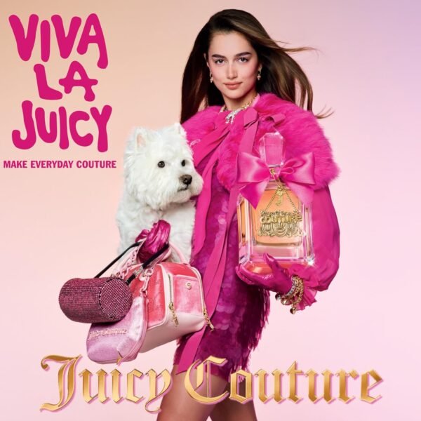 817Ciu4iGXL._SL1500_.jpg Juicy Couture Viva La Juicy Eau De Parfum, Women's Perfume with Notes of Mandarin, Gardenia & Caramel, Floral & Sweet, EDP Spray