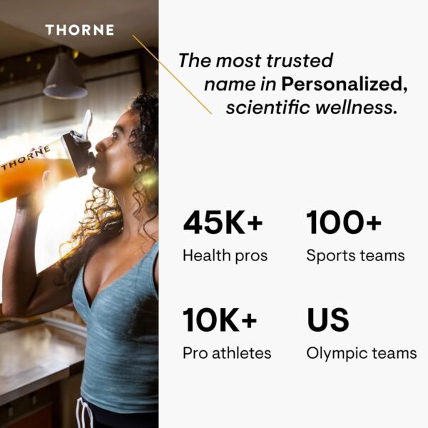 817Pq3R7o8L._AC_SL1500_.jpg THORNE Collagen Fit - Unflavored Collagen Peptides Powder with Nicotinamide Riboside - 15g of Collagen Peptides and 14g Protein per Serving - NSF Certified for Sport - 17.8 Oz - 30 Servings