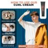 817bESQnSwL._SL1500_.jpg Controlled Chaos Curl Cream for Men - Hair Styling Cream For Wavy and Curly Hair With Shea Butter, Jojoba Oil, Coconut Oil, Add Smoothness, Anti-frizz, Sulfate-Free Curl Cream (3.4oz)