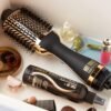 817sDBAHCbL._SL1500_.jpg HOT TOOLS 24K Gold Blow Dryer Brush - Hot Air Brush for Salon-Worthy Volume in One Step - Volumizer with 24K Gold Technology for Fast Styling & Long-Lasting Results