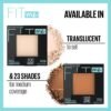 Maybelline Fit Me Matte + Poreless Pressed Face Powder Makeup & Setting Powder, Classic Ivory, 1 Count
