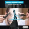 8197GPpf-LL._SL1500_.jpg Wahl Pro Series® Rechargeable Eyebrow, Ear & Nose Hair Trimmer for Men – Painless DualTech® Eyebrow Trimmer & Facial Hair Removal Device – Model 3025656
