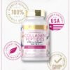 81Ar46wMFOL._AC_SL1500_.jpg Carlyle Collagen with Vitamin C | 6000mg | 120 Caplets | Multi Collagen Peptide Pills | Type 1 and 3 | Non-GMO, Gluten Free, Grass Fed