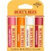 Burt's Bees Lip Balm - Pink Grapefruit, Mango, Coconut & Pear, and Pomegranate Pack, Lip Moisturizer With Beeswax, Tint-Free, Natural Origin Conditioning Treatment, 4 Tubes, 0.15 oz.
